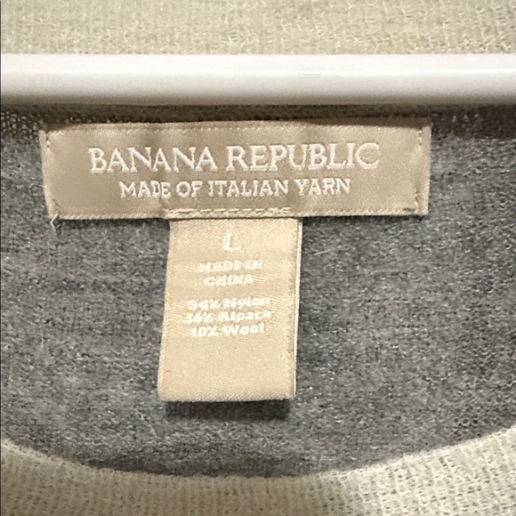 Banana Republic Women’s Italian Yarn Colorblock Sweater | Size Large - Picture 2 of 5